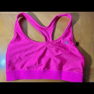 Champion Medium Support Hot Pink Sports Bra NWOT Large